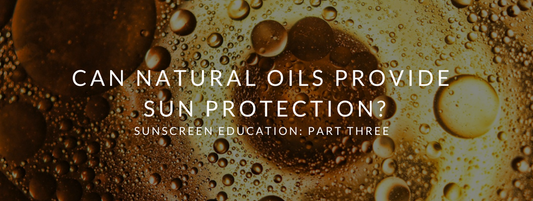 Can Natural Oils provide Sun Protection?